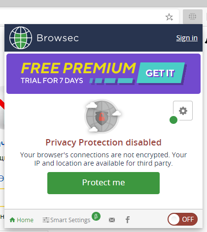 VPN для браузера