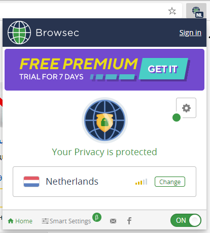 VPN для браузера