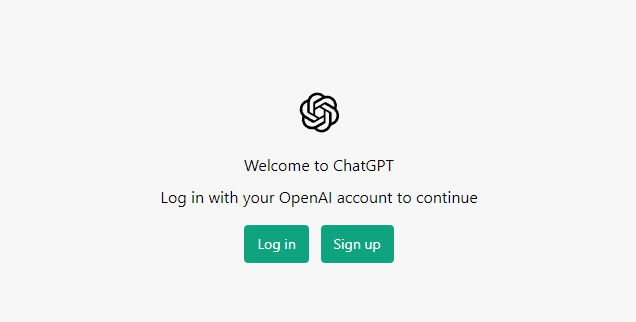 Как настроить ChatGPT в Телеграм: страница регистрации